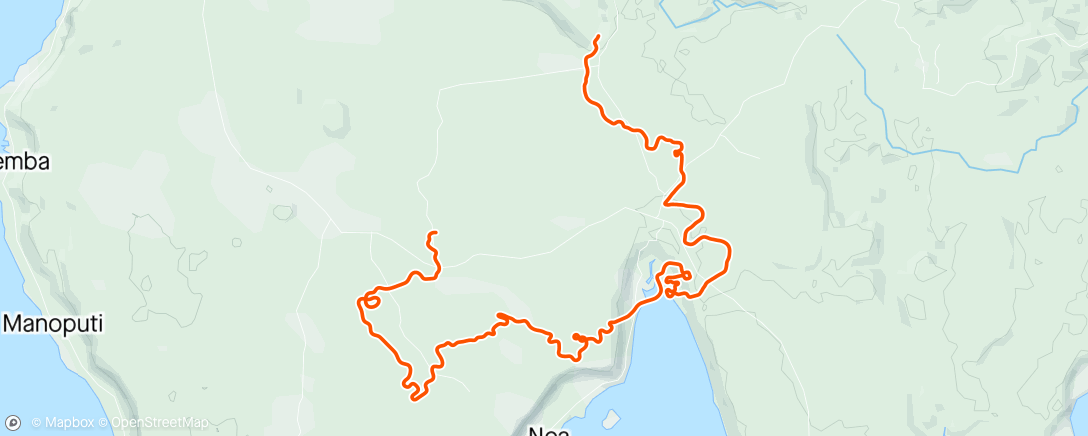 Mappa dell'attività Zwift - Pacer Group Ride: Makuri 40 in Makuri Islands with Bernie