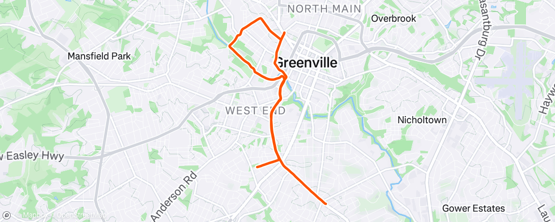 Map of the activity, Trying to shake off the crud.
