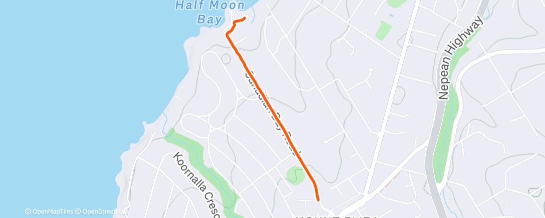 Карта физической активности (Afternoon Walk)