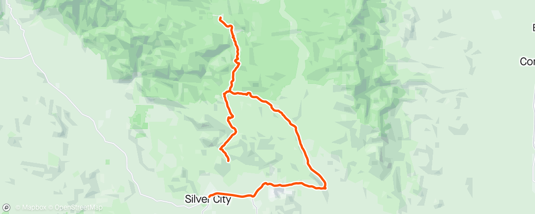 Mapa da atividade, Tour of the Gila stage 5