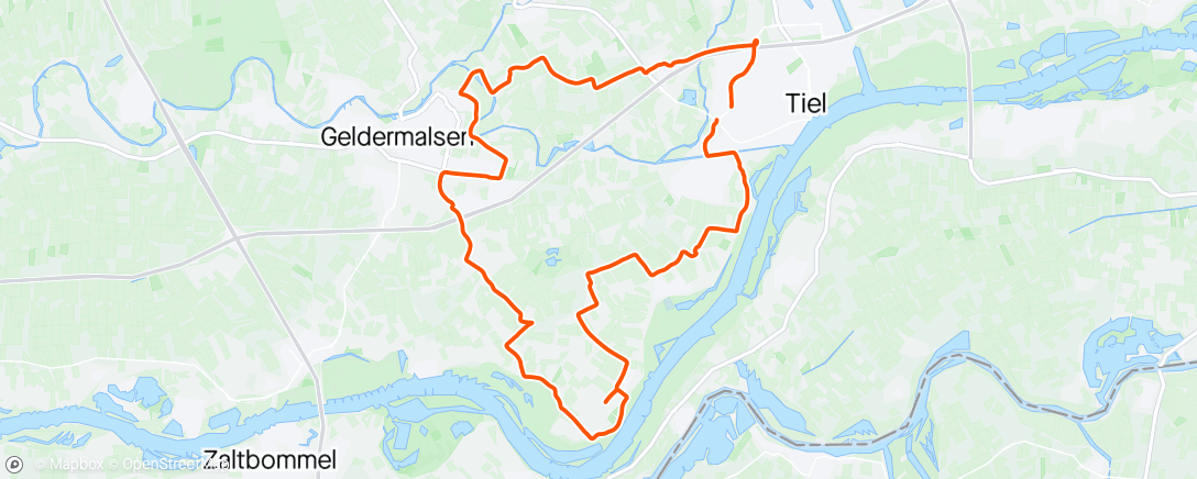 Map of the activity, Morning Ride MTB