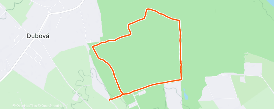 Карта физической активности (Afternoon Hike)