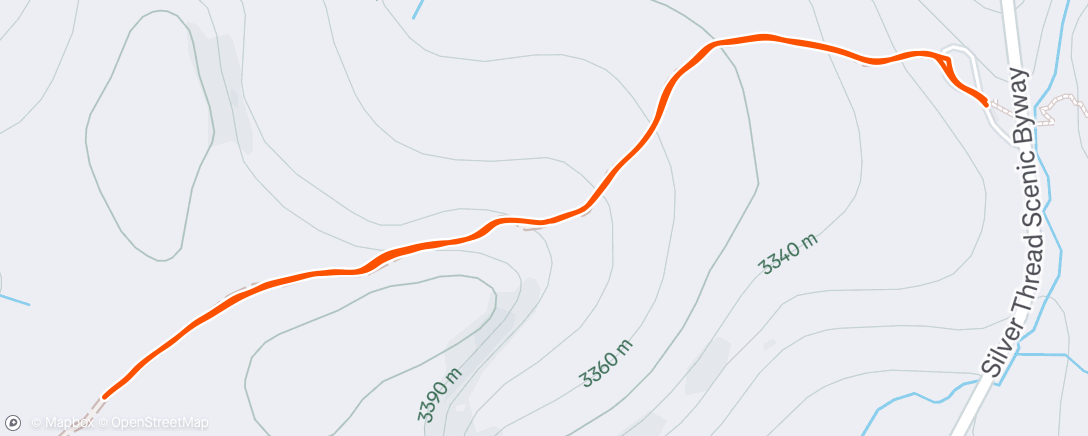 Map of the activity, CDT snack