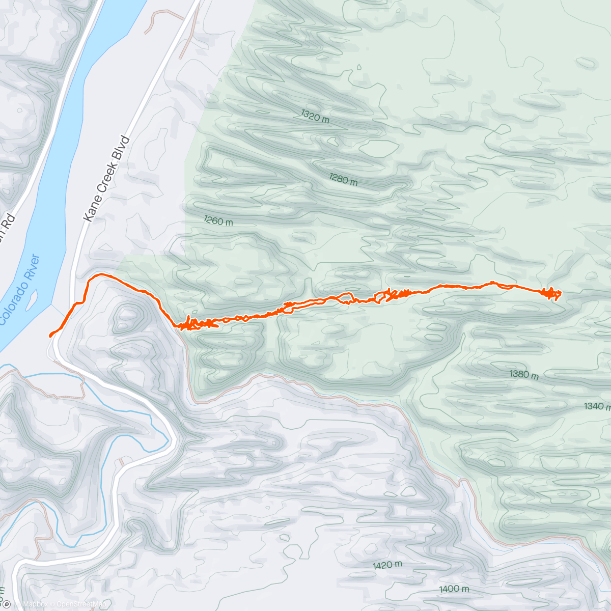 Map of the activity, Pool Arch Hike/Scramble