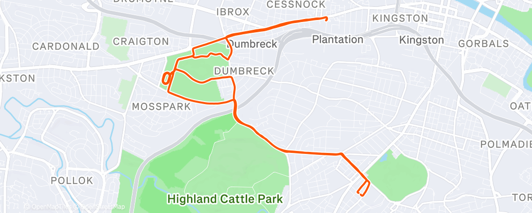 Map of the activity, Round and round and round