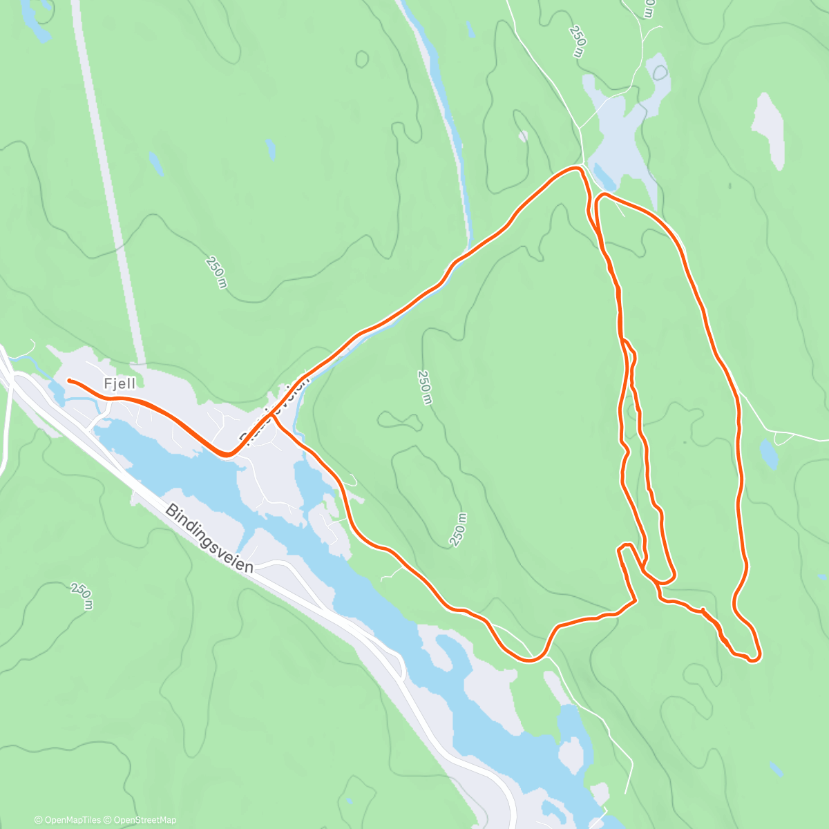 Map of the activity, Nesten barfrost 🌬
