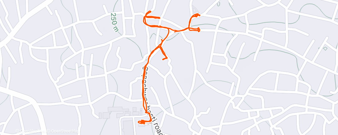 Map of the activity, Bada Bazaar 💲 Collection Walk