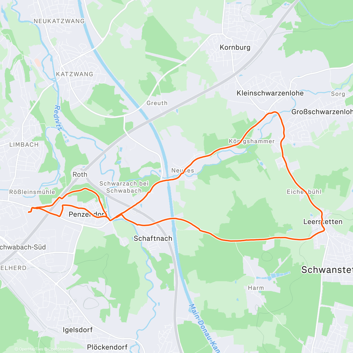 Map of the activity, "Uns hât der winter geschât" von Walther von der Vogelweide