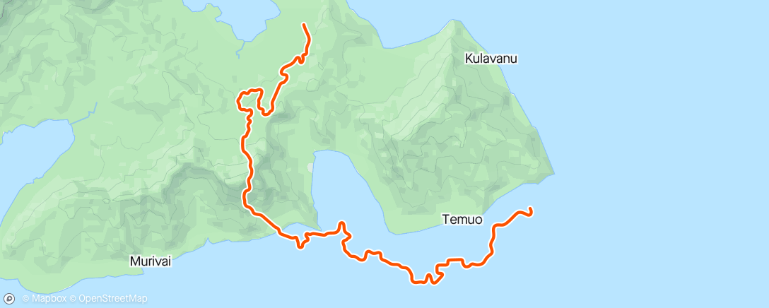 Map of the activity, Zwift - Random lengths on Coast Crusher in Watopia