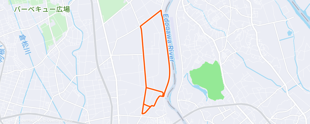 Map of the activity, Morning Ride
