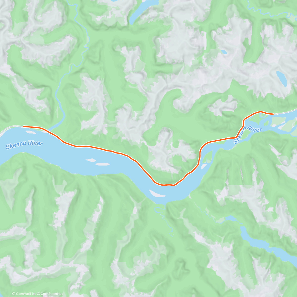 Mapa de la actividad (ROUVY - WUP 15min + 2x 3 & 2x2min @ 110 % FTP)