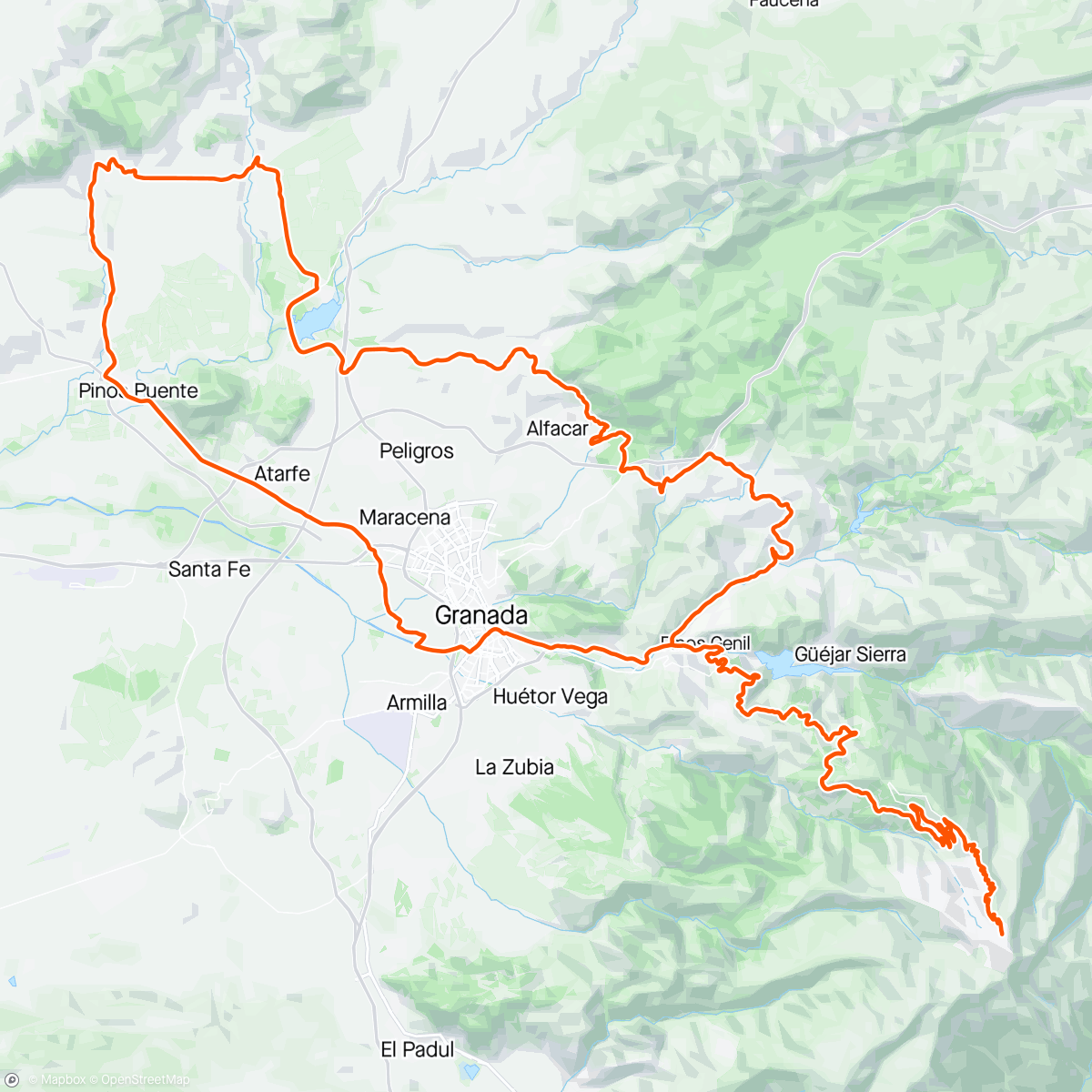Map of the activity, Geloof verzet bergen.