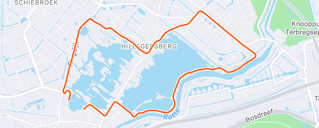 Mapa de la actividad (Afternoon Run)