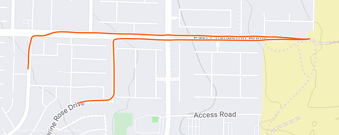 Map of the activity, In between Christmas and New Year’s