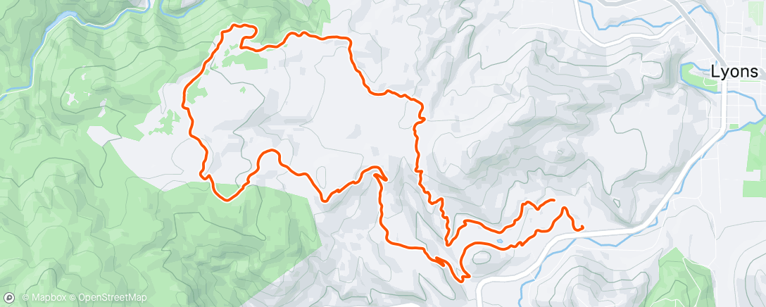 Map of the activity, Hall Ranch with Reese BITR Unite!