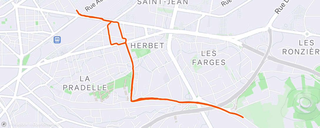 Map of the activity, CAP - seuil
