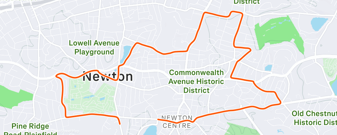 Карта физической активности (Morning Run)