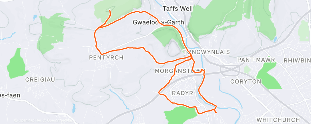 Map of the activity, Ultra sog underfoot