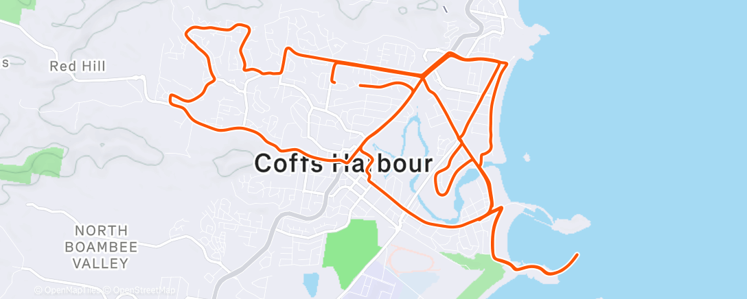 Map of the activity, Morning Ride