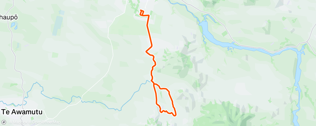 Map of the activity, Afternoon Ride