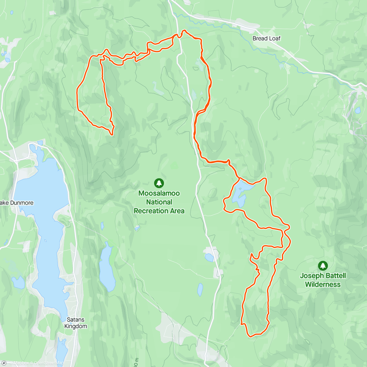 Map of the activity, Infinitus Trail Marathon