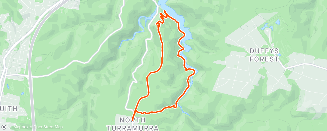 Map of the activity, Afternoon loop