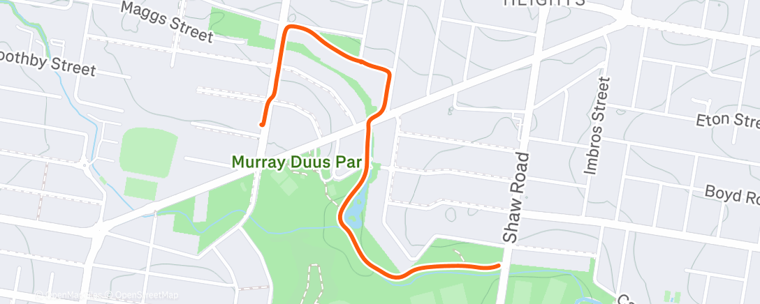 Карта физической активности (Morning Walk)