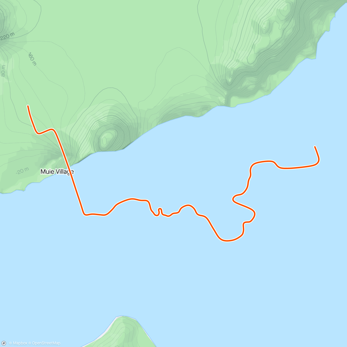 Mapa de la actividad, Zwift - Pacer Group Ride: Volcano Flat in Watopia with Bernie