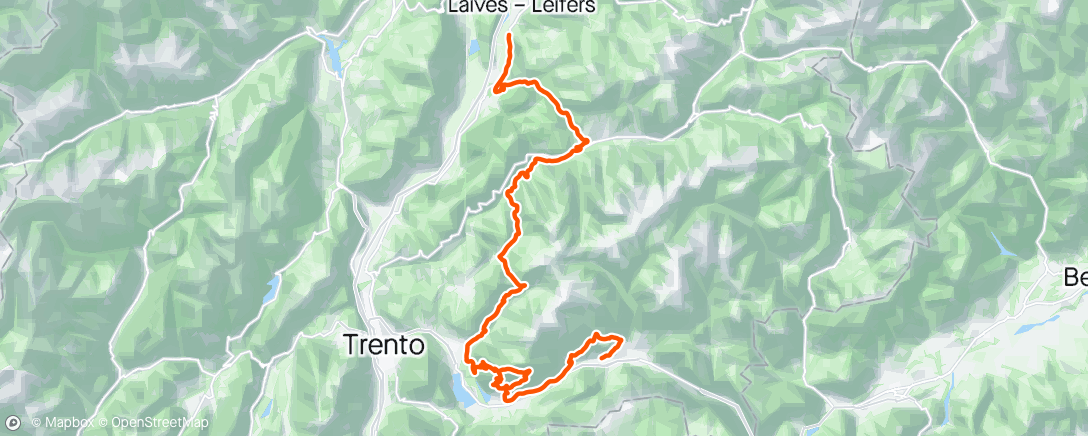 Mappa dell'attività Tour Of The Alps st 4
