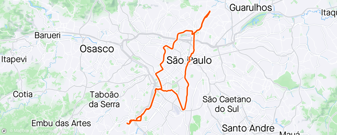 活动地图，Manhã Passeio
