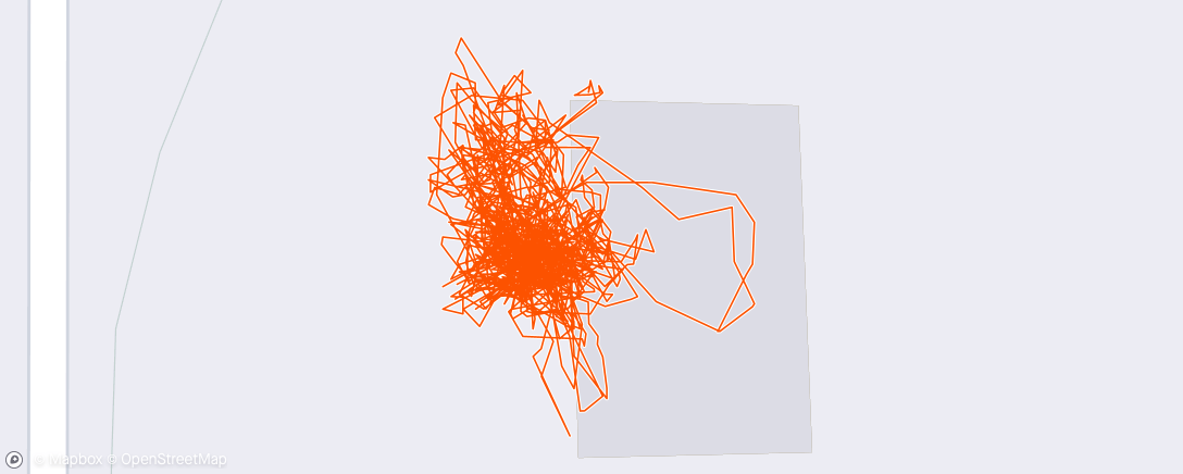 Map of the activity, Afternoon Workout