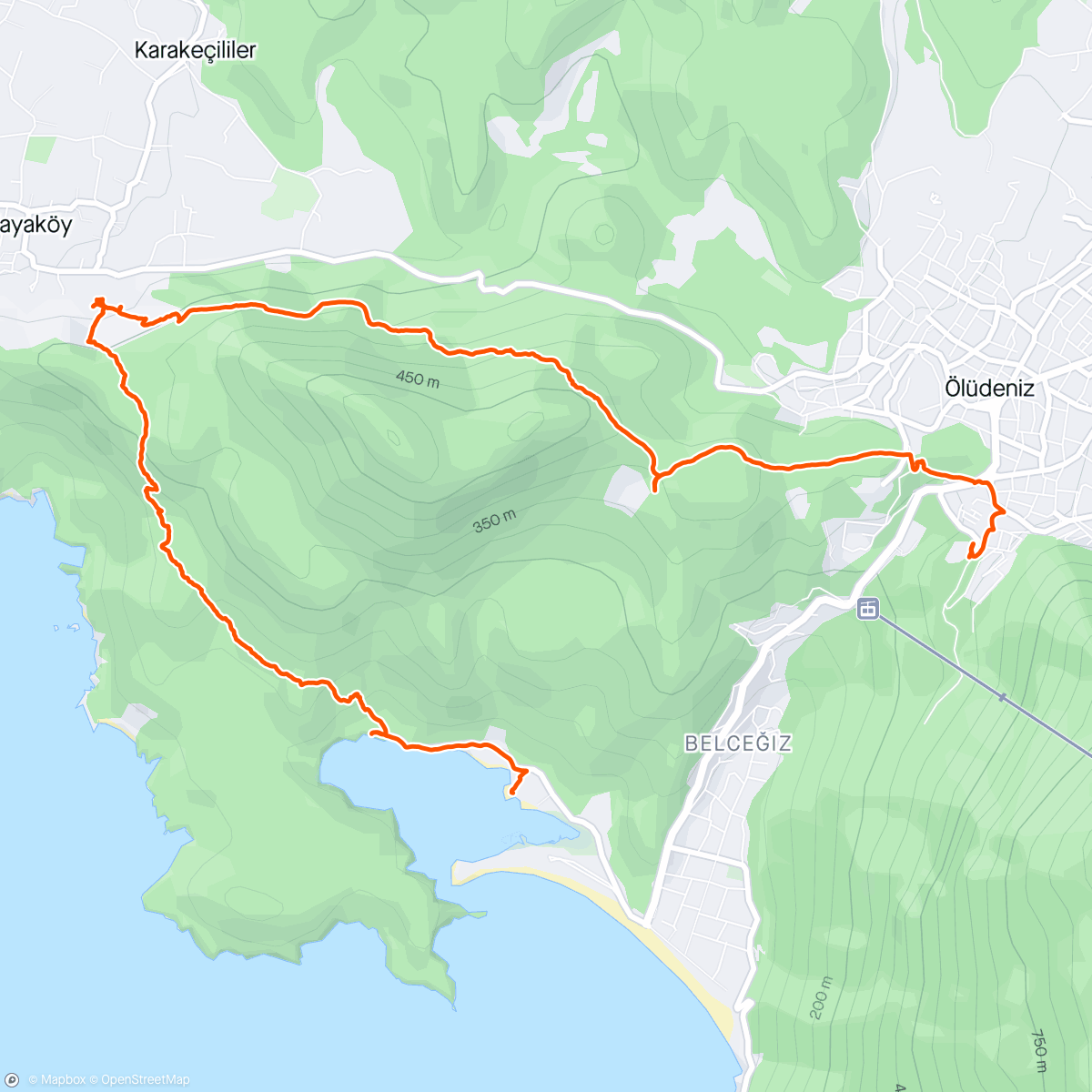 Map of the activity, Kayakey village