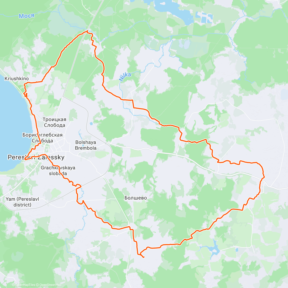 Map of the activity, Mad Fox Invocation 2025 K70🏃‍♀️