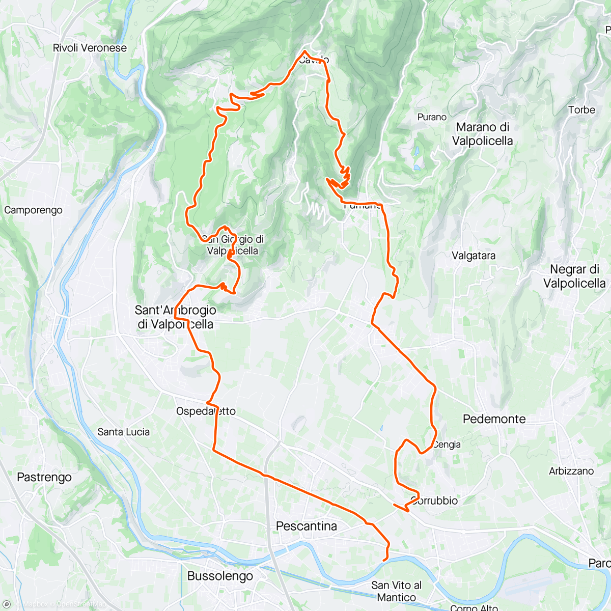 Map of the activity, Un buon strudel ☕️ a Cavalo in buona compagnia