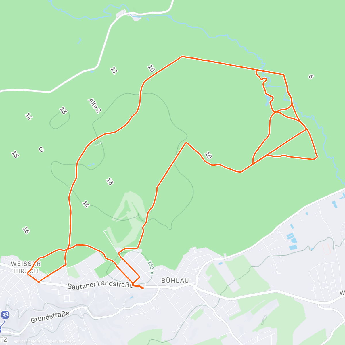 Карта физической активности (Heide | icy gravel)