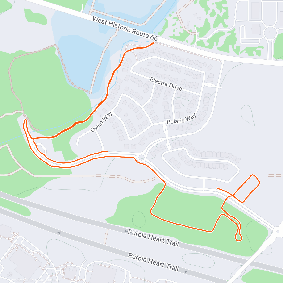 Map of the activity, First one back