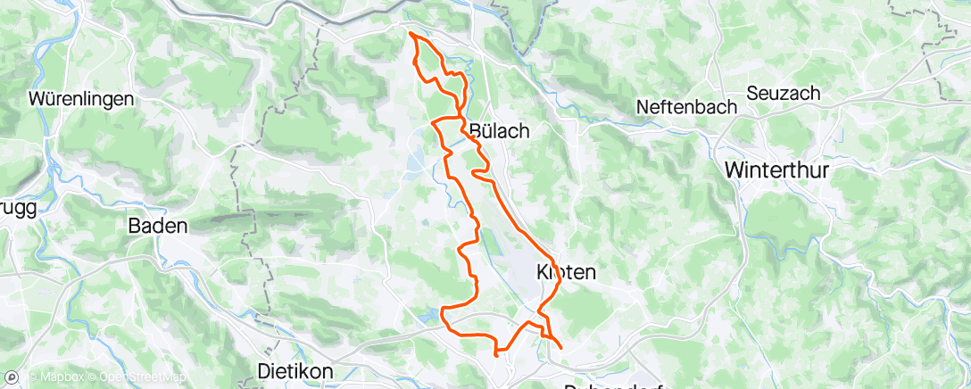 Map of the activity, RVZ Abendrunde
