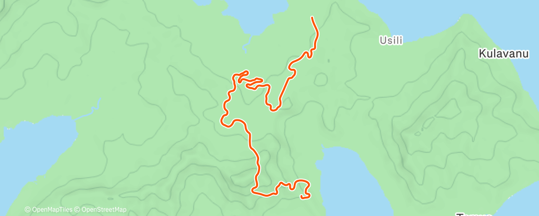 Map of the activity, Zwift - Watopia