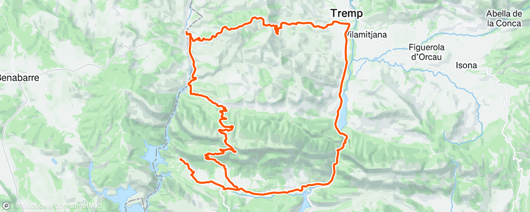 Map of the activity, Morning Ride