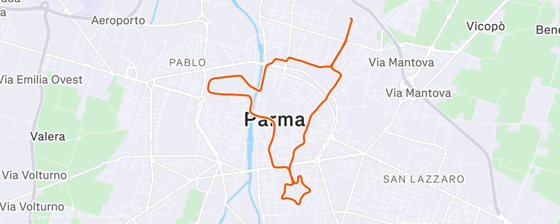 Карта физической активности (Lunch Run)