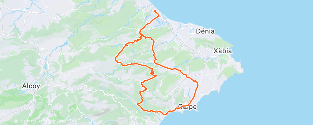 Map of the activity, Bijna voluit