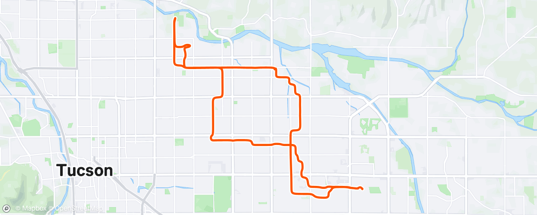 Map of the activity, Morning Ride