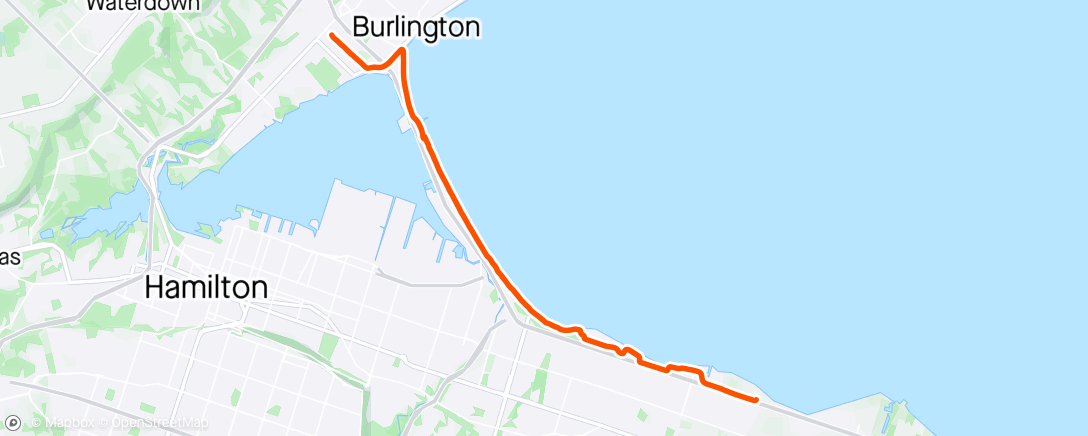Map of the activity, First ride of the year
