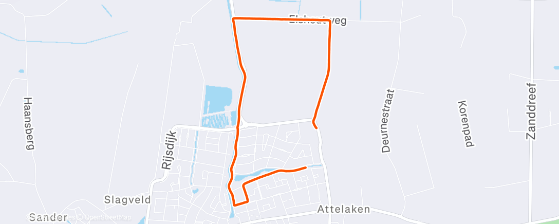 Map of the activity, Koud rondje 🏃‍♂️