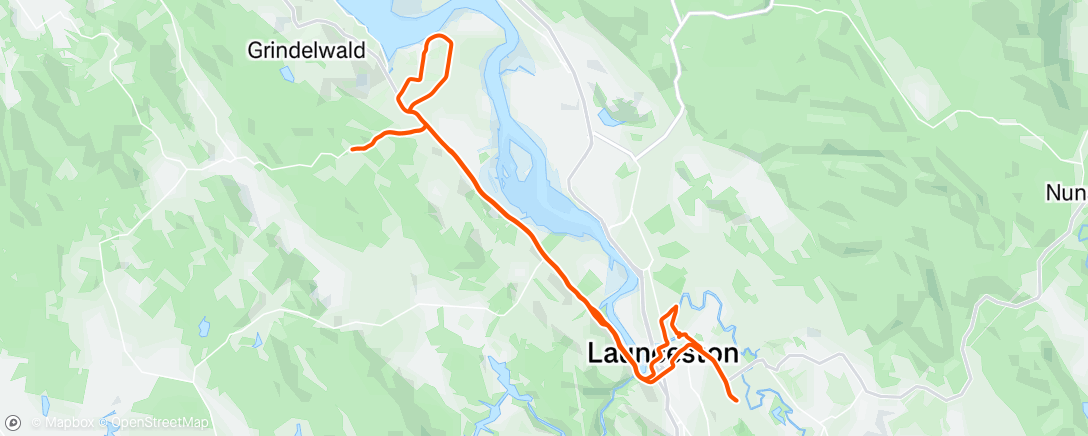 Map of the activity, Morning Ride