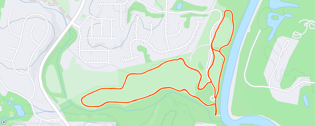 Map of the activity, endurance 📈 speed 📉