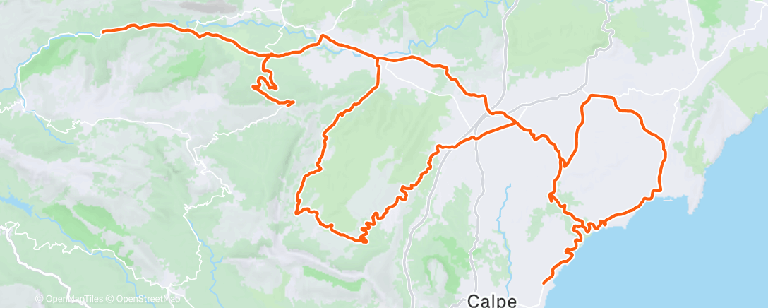 Karte der Aktivität „Training camp day 1”