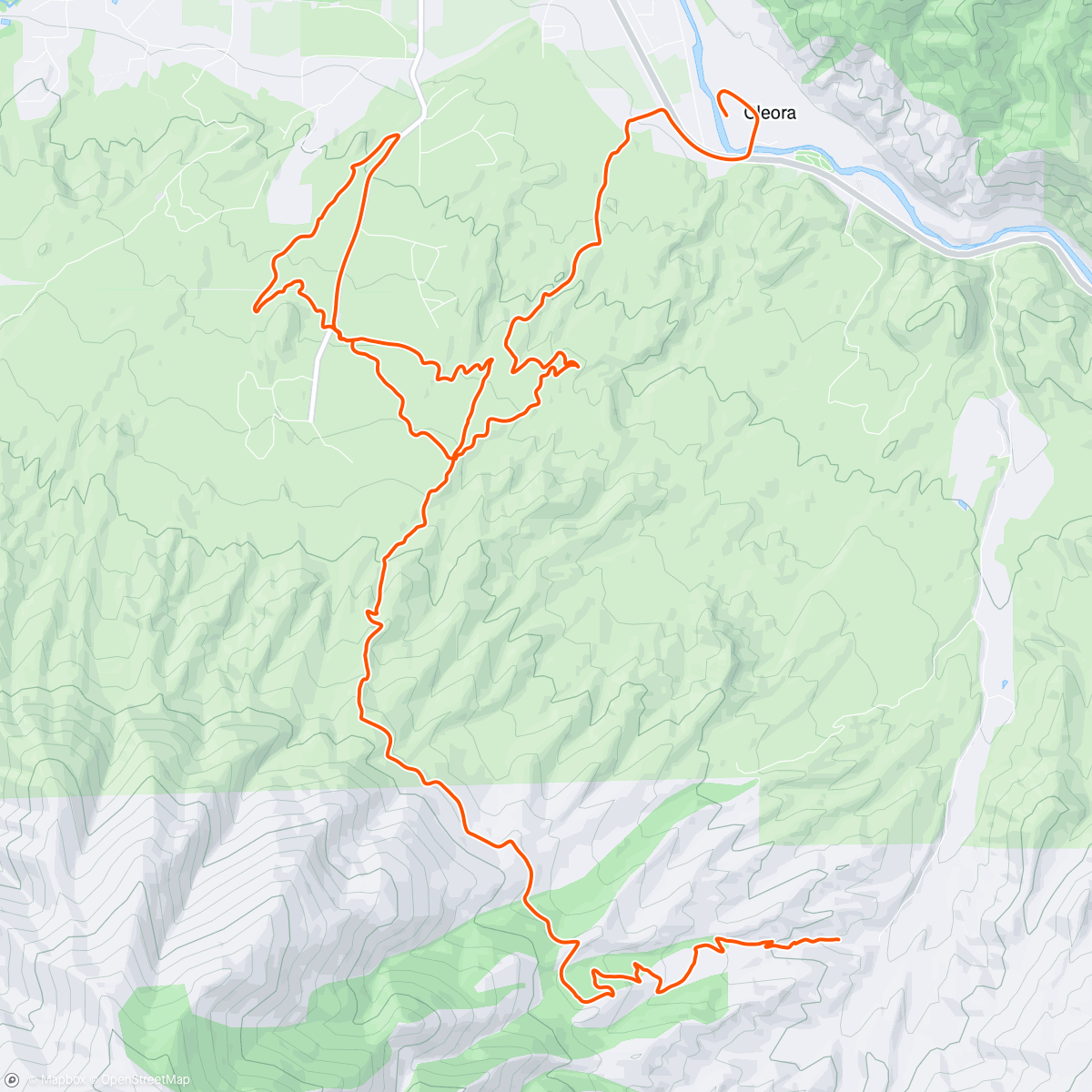 Map of the activity, Rainbow Gutz