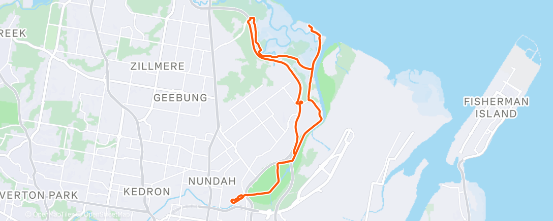Map of the activity, Morning Ride