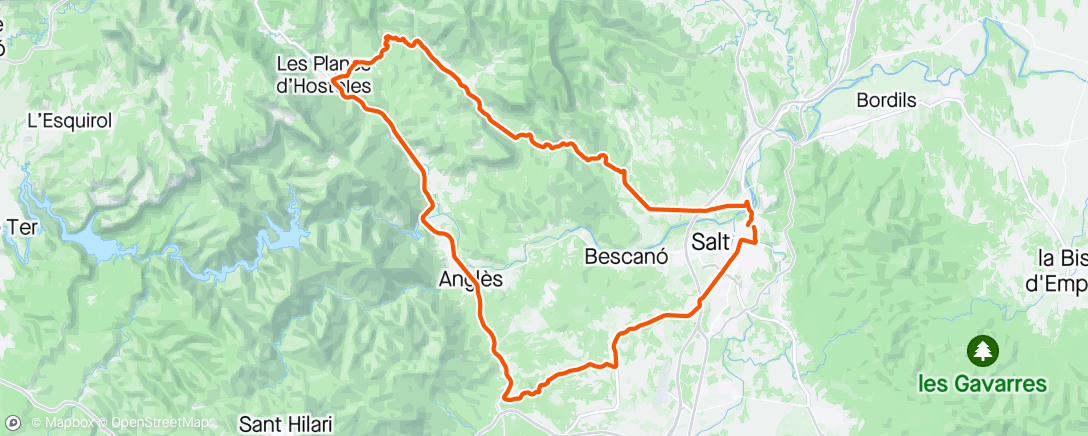 Map of the activity, Back in time to watch Strade Bianche 📺 🎉 🐎